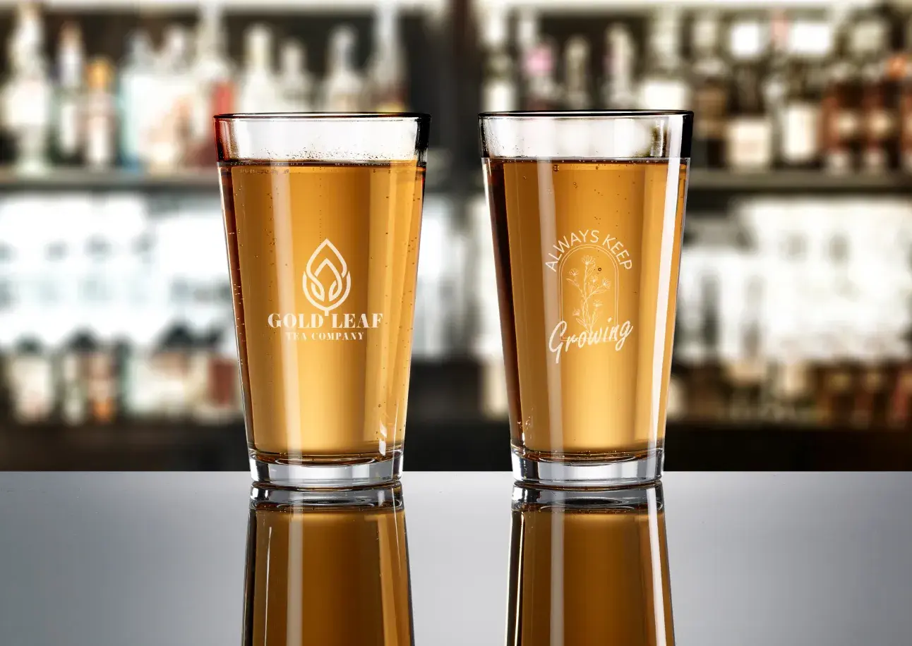 Pint Glass Laser Etch 