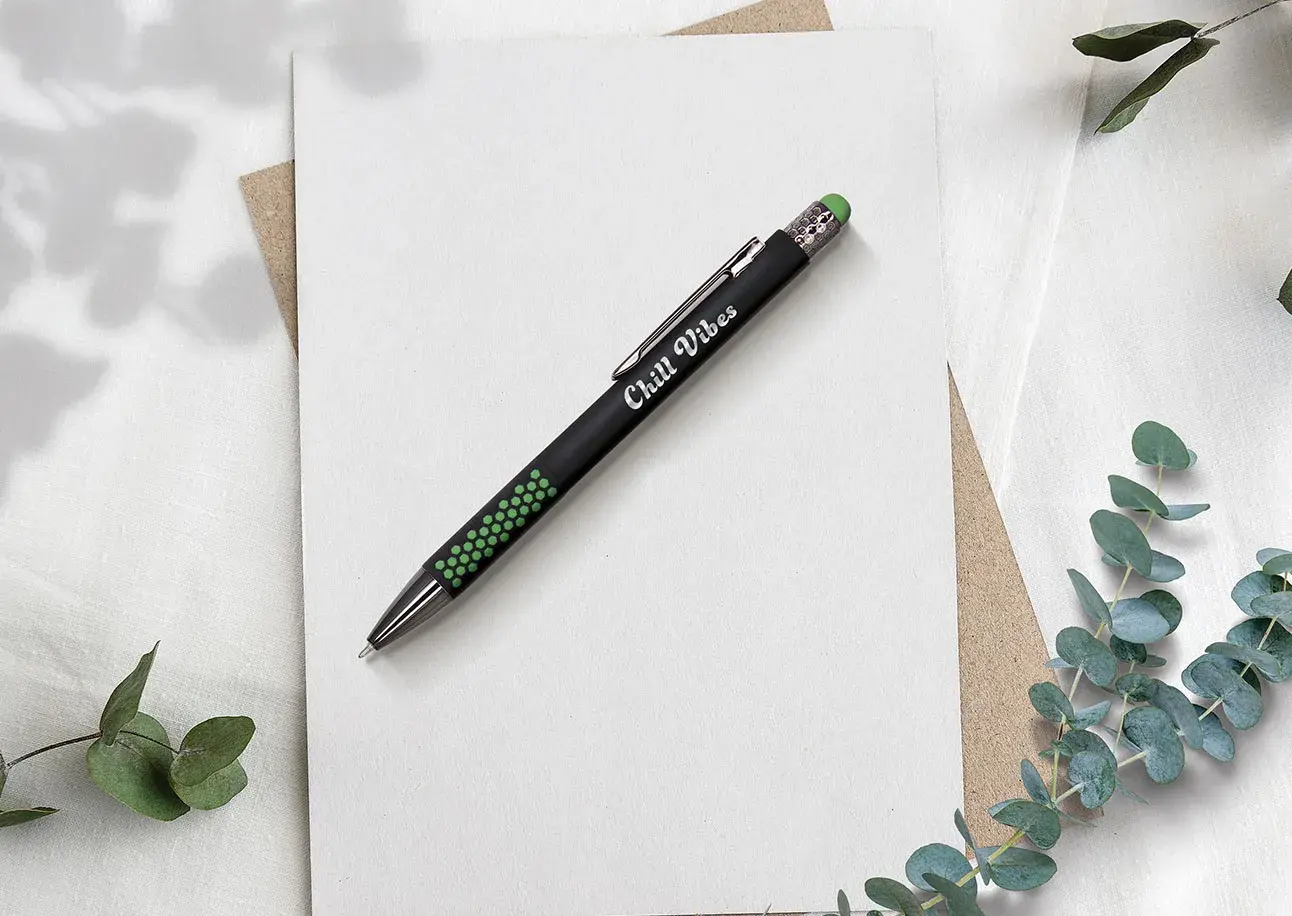 Honeycomb Stylus Gel Pen