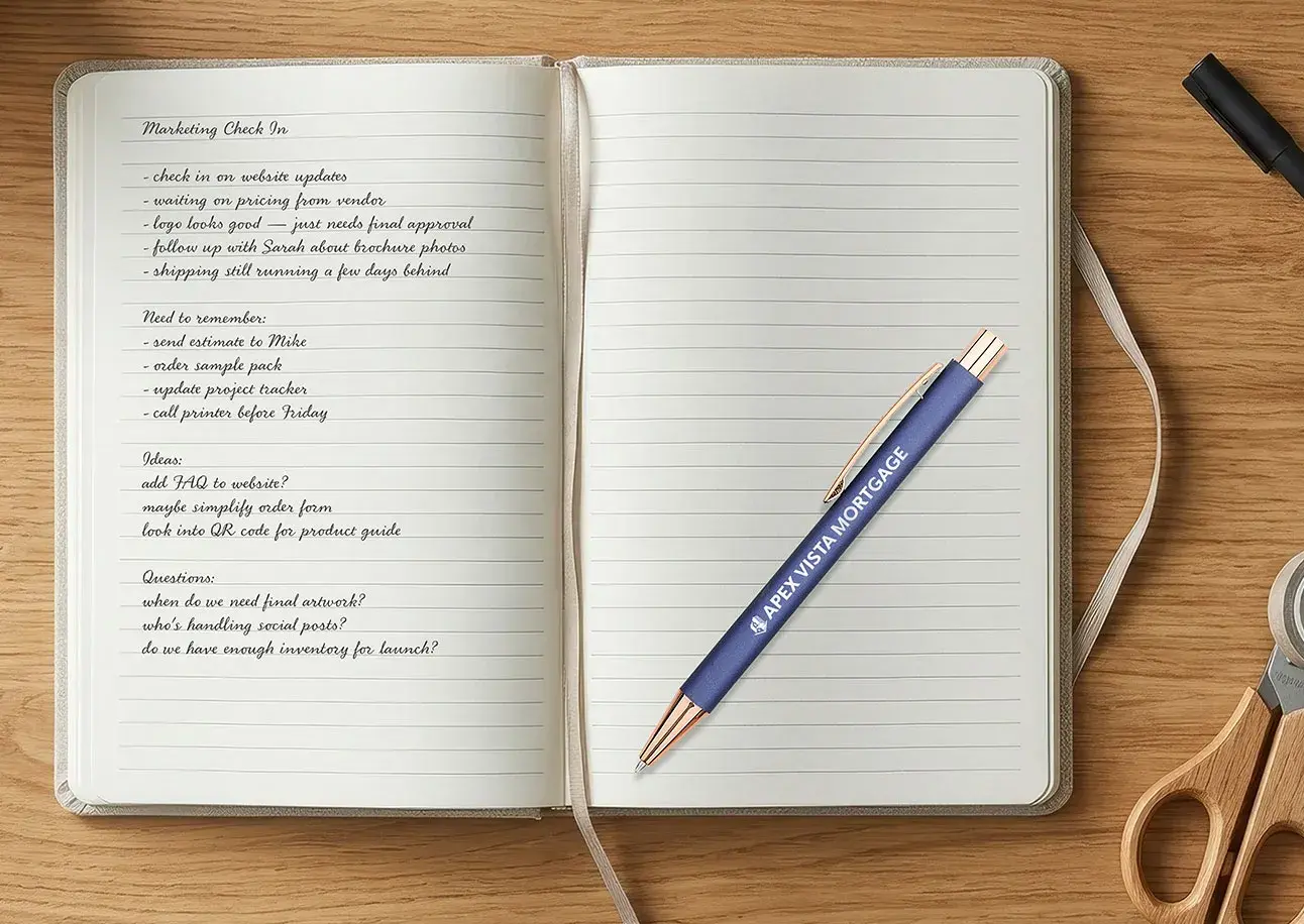 Whitney Gel Rose Gold Pen