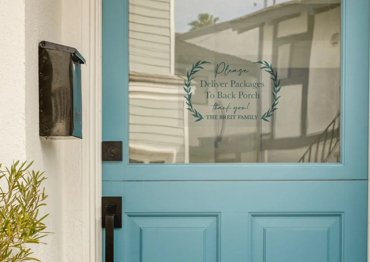 Repositionable Window Decal