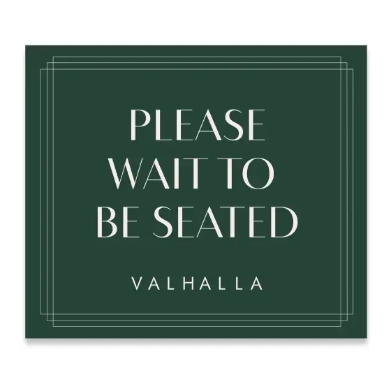 Plastic Sign