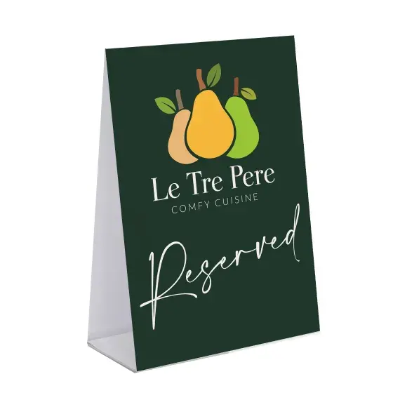 Paper Table Tents